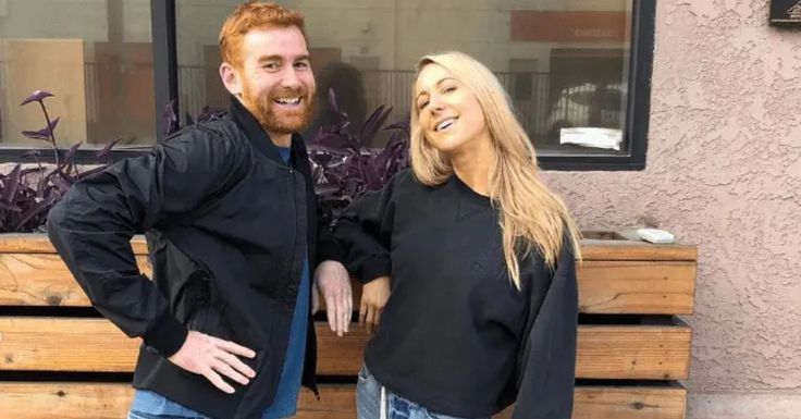 Danielle Brookes and Andrew Santino