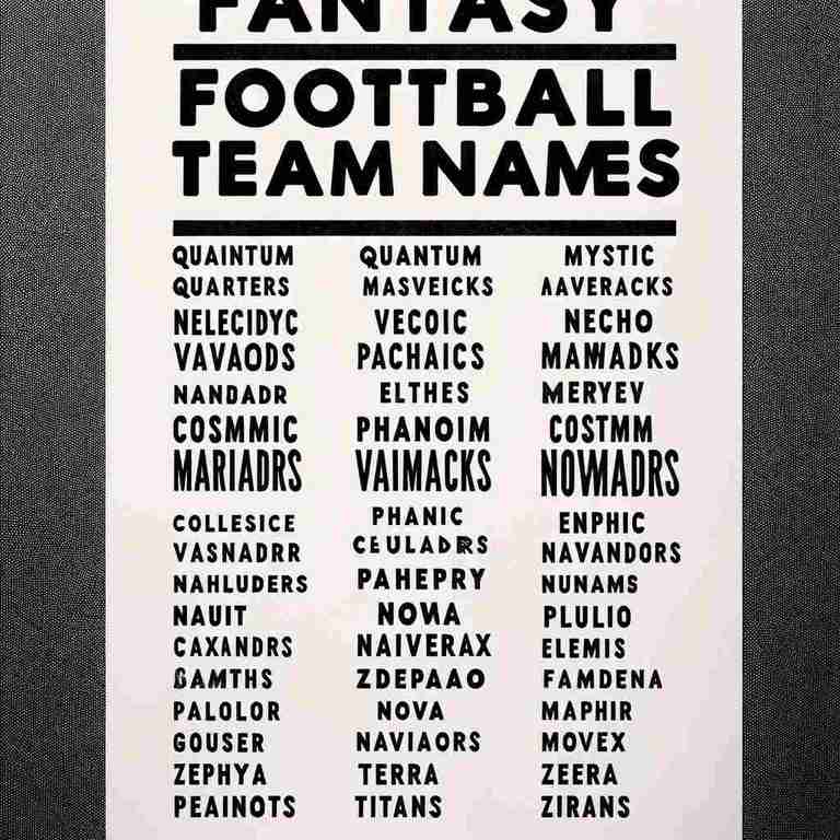 Fantasy Football Names